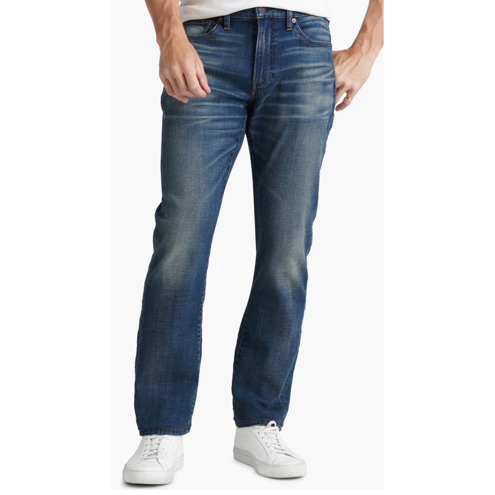 Lucky Brand Mens Straight Leg Dark Wash Denim Jeans Blue W32‎ L30